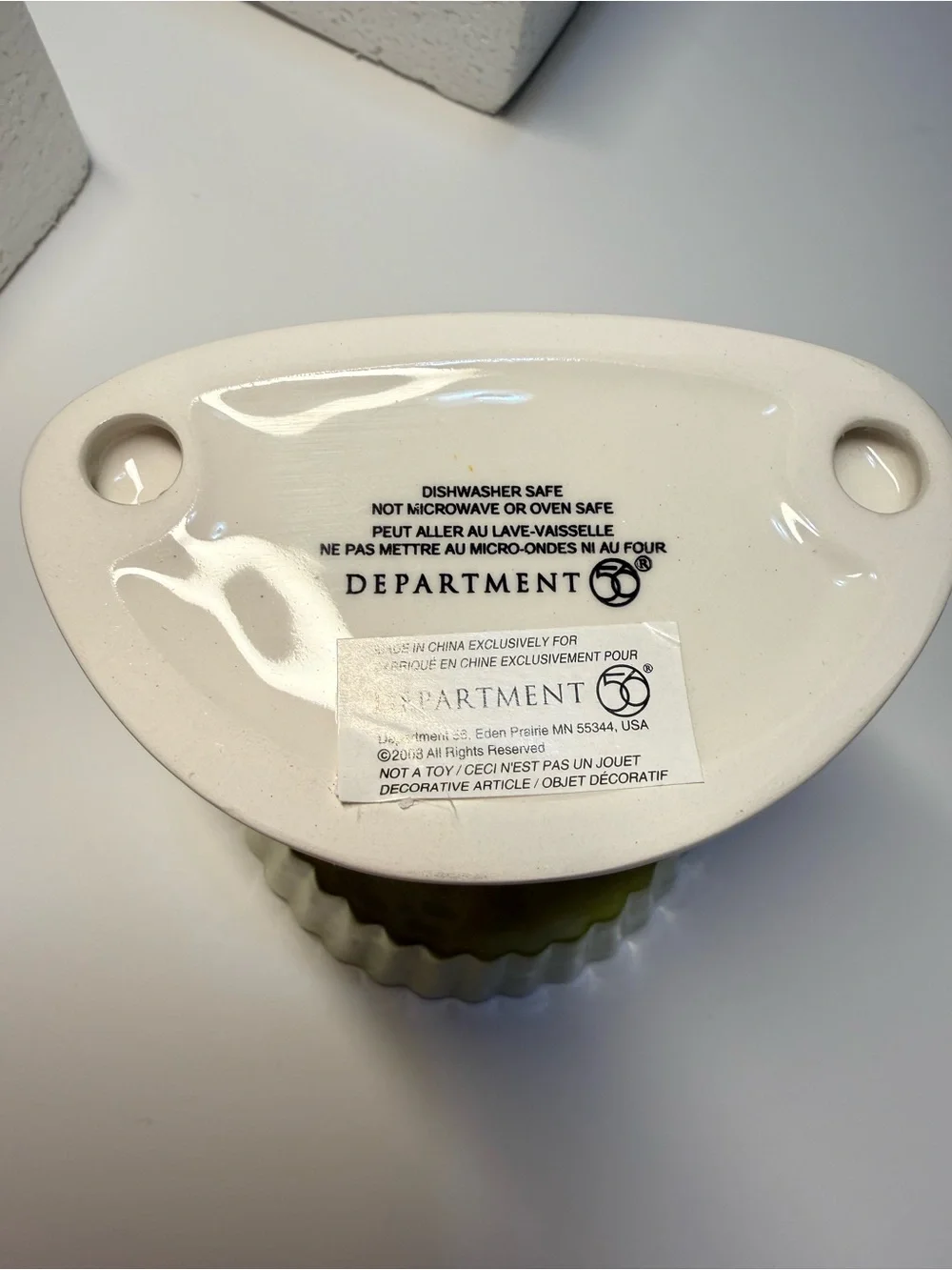 Department 56 Patience Brewster Ceramic Dessert Pedestal - Red, Green,